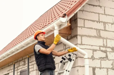 Pose et remplacement de gouttières à Sangatte